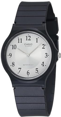 Casio - Vintage - MQ-24-7B3LLEF - Montre Homme - Quartz Analogique - Cadran Blanc - Bracelet Résine Noir