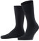FALKE Herren Socken Airport Plus M So Wolle Baumwolle einfarbig 1 Paar, Schwarz Black 3000, 45-46