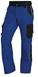 FHB Premium Bundhose Twill 300, 1 Stück, 50, royalblau / schwarz, 35-130430-3620-50
