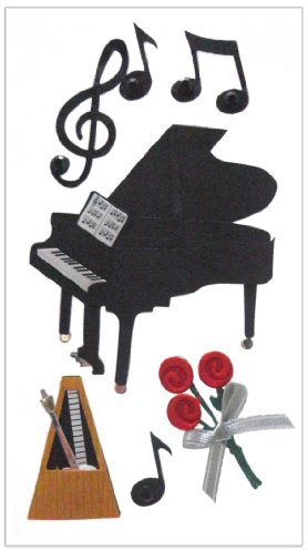 Sandylion Piano Sticker Essentials-Aufkleber, Mehrfarbig