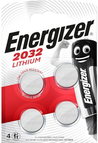 ENERGIZER Lot de 8 Blisters de 4 Piles Lithium CR 2032 Maxi