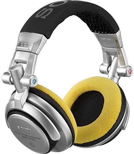 Zomo Polsterset VELOUR für Sony MDR-V700 DJ und Allen & Heath XD53/ XD2-53 - Gelb