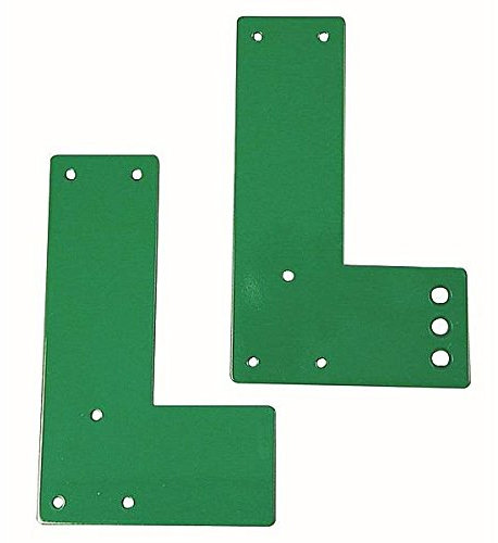 LEMAX® Montageplatte für GfS-Türwächter an Brandschutz- und Vollglastüren 180x50mm