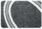 Spirella Badematte | kuscheliger Hochflor | Rutschfester Badvorleger | viele Größen | waschbar 40° | 80x150 cm | Grau