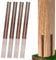 Post Buddy Pack of 8 Easy Fence Post Repair Kit (to Fix 4 Broken Wood Posts), Quick and Simple to Install, Effective, Durable Steel Stakes