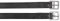 Kerbl Steigbügelriemen Leder (Farbe schwarz, Länge 130 cm, Breite 25 mm, 2 stück, mit Dornschnalle) 32639