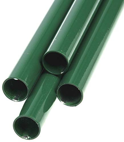 GardenSkill Aluminium Plant Stakes - Heavy Duty Support Tubes for Fruit Cages, Frames, Covers (1.25m long x 16mm dia, Pack 4)