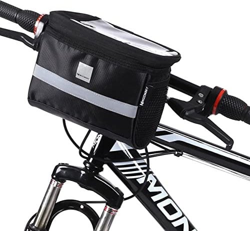 WOZINSKY Lenkertasche Fahrradtasche für Lenker Wasserdicht Reisetasche Tasche für Fahrrad, Mountainbike, ebike, MTB, Rennrad Bike Bag Fahrradtasche Lenker 2 L