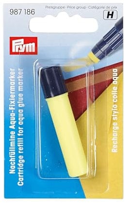 Prym Nachfüllmine für Aqua-Fixiermarker, Plastik, Gelb, One Size