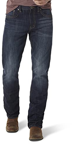 Wrangler Mens 20x No. 42 Vintage Boot Cut Jeans, River Denim, 36W x 30L US