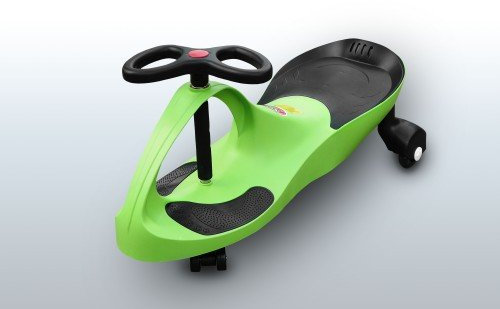 RIRICAR Lime Spielzeugauto für Kinder - Antrieb durch Lenkbewegung, mit Flüsterrädern