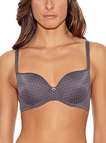 Selene Francesca Sujetador Copa Foam con Aros para Mujer Gris, B.100