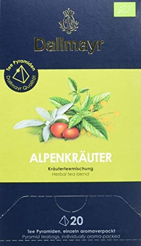 Dallmayr Teepyramide Alpenkräuter Bio, 1er Pack (1 x 50 g)