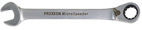 PROXXON 23133 MicroSpeeder 11mm Ratschen-Ringmaulschlüssel 15° Abwinklung Hebelumschaltung CrV-Stahl