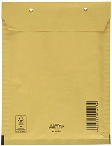 Bong AirPro - Pack de 100 bolsas acolchadas, Sobres burbuja con cierre adhesivo. 150 x 215 mm. 100 unidades.