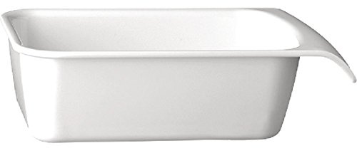 APS 83962 GN 1/4 Schale CASCADE, 26,4 x 16,2 cm, Höhe 7,5 cm, 1,5 Liter, Melamin, weiß