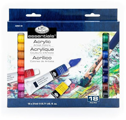 Royal & Langnickel 21ml Acrylic Painting Colour (Pack of 18)