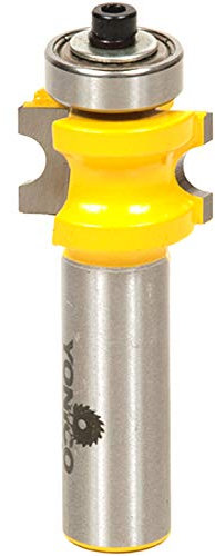 Yonico 13113 - Bullnose Router Bit, Bead Radius: 1/8, Bead Diameter: 1/4 - 1/2 Shank