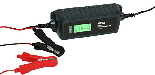EUFAB 16614 Intelligentes Batterieladegerät, 6/12V, 4 A
