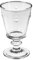 Côté Table 7576 Abeilles Verre avec Pied Transparent 24 cl 8,5 x 8,5 x 14 cm, LOT DE 6
