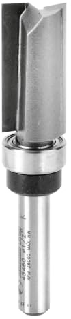 Amana Tool - 45460 Carbide Tipped Flush Trim Plunge Template 1/2 Dia x 1 4 Shank