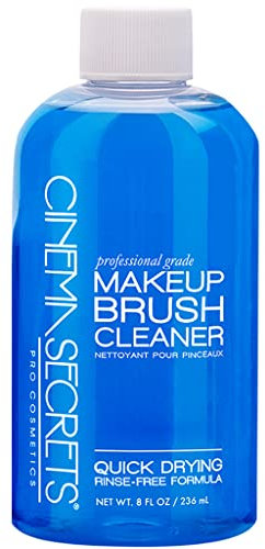 Cinema Secrets Makeup Brush Cleanser, Clear, 1 count - Bottle outer cover design may vary