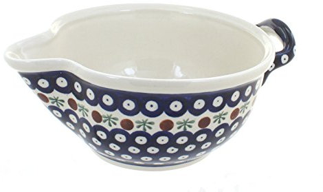Blue Rose Polish Pottery Nature Batter Bowl