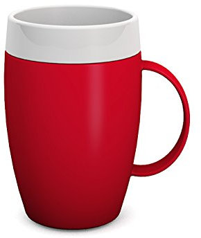 Ornamin Becher mit Trink-Trick und Thermofunktion 160 ml rot (Modell 905) / Thermobecher, Spezial-Trinkhilfe, Schnabelbecher