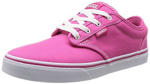 Vans - Sneaker Z Atwood, Unisex - bambini, Rosa ((canvas)magenta/white), 37 1/9