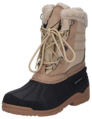 Spirale Winterstiefel Tina beige beige/schwarz 39