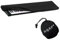 HQRP Elastischer Staubschutz (schwarz), kompatibel mit Yamaha P-115 P-71 Motiv XF7 MOXF7 P-255 MX88 P-155 P-35 Piaggero NP-31 NP-V60 YPG-235 YPG-225 Elektronische Tastaturen Digitalpianos