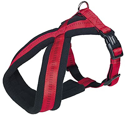 Nobby Komfort Geschirr Soft Grip, rot Bauch: 35-50 cm, B: 25/50 mm, 1 Stück