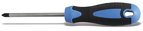SECOTEC® Kreuzschlitz-Schraubenzieher Kreuzschlitz Schraubendreher Schraubenzieher PZ2 100 mm - ergonomischer Griff - magnetische Klinge