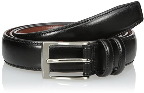 Perry Ellis Herren Hc Milled Belt Gürtel, Schwarz, 54