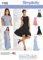 Simplicity 1195 Schnittmuster für Abendkleid, Cocktailkleid, Gr. 32-40