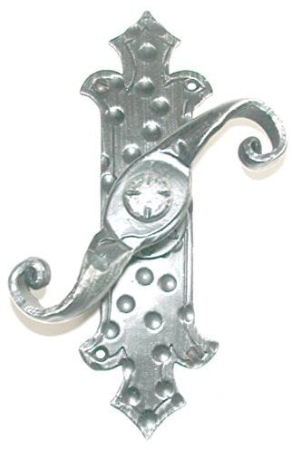 Lorenz Ferart 2102.0 Maniglia Finestra Ferro battuto, Nero sfumato Argento