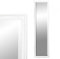 LEBENSwohnART Spiegel Gracy barock Antik-Weiß 170x40cm Wandspiegel Flurspiegel Badspiegel