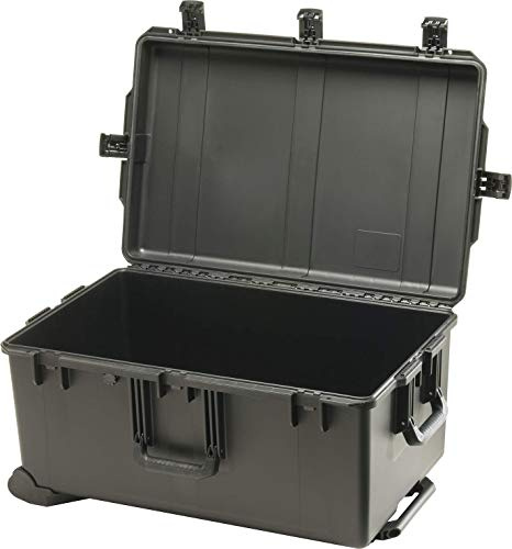 PELI Storm IM2975 Rugged Transport Container for AV Broadcast and Fragile Objects, Watertight and Dustproof, 162L Capacity, Made in US, No Foam, Black