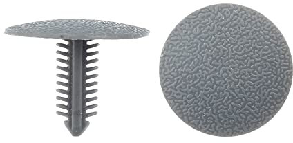 sourcing map 100 Stk 6mm Grau Plastik Auto Tur Loch Nieten Halterung Klammer DE de