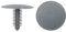 sourcing map 100 Stk 6mm Grau Plastik Auto Tur Loch Nieten Halterung Klammer DE de