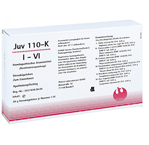 JUV 110 K I-VI Globuli 6X20 g
