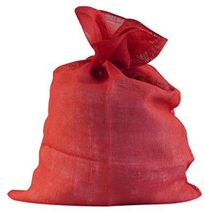 Windhager ÖKO, Jute, Stoff, Kartoffel-Sack, Deko-Beutel, Multifunktionaler Jutesack, Winterschutz für Topf-und Kübelpflanzen, rot, 70 x 100cm, 06070