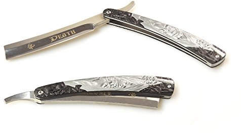 Dark Side Blades Erwachsene Grey Reaper Rasiermesser DSBL-1000 Taschenmesser, Mehrfarbig, M
