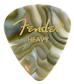 Fender - Púas 351 Shape Premium para guitarra eléctrica, acústica, mandolina y bajo (12 unidades)