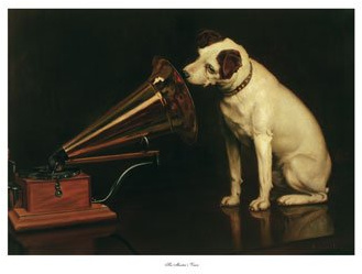 François Barraud - His Master's Voice Poster / Kunstdruck (80 x 60)