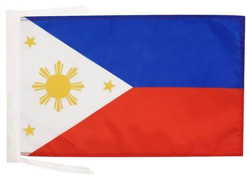 AZ FLAG - Flagge Philippinen - 45x30 cm Mit Kordel - Philippinische Fahne 30 x 45 cm - Flaggen