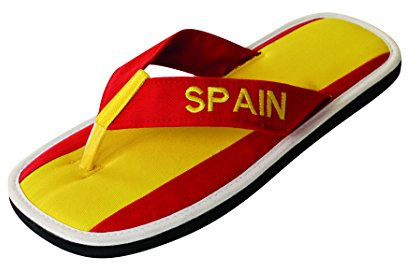 Nawemo Zimt-Slipper Spanien, WM-Edition (Zimtlatschen), Größe 35/36