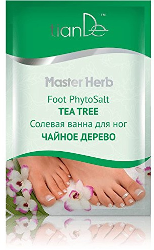 FeetBath Salz, Teebaum, TianDe 41320, 50g, Überbrückung von Müdigkeit und Schwere in den Beinen