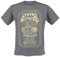 Lynyrd Skynyrd Southern Straight Männer T-Shirt Charcoal L, 100% Baumwolle, Band-Merch, Bands