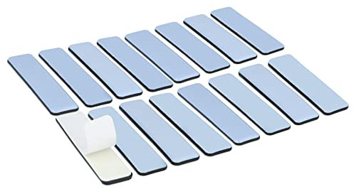 GLEITGUT 16 x Teflongleiter selbstklebend 24 x 100 mm PTFE Möbelgleiter Höhe: 6 mm